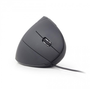 Mouse Cu Fir Gembird Ergonomic 6-button Optical MUS-ERGO-01, 3200 DPI, USB, Black