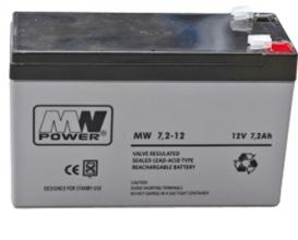Acumulator UPS AGM MW Power akumulator 12V/7.2Ah 6-9 years Faston 250