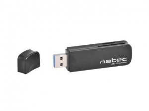 Natec Mini Card Reader SCARAB SD/Micro SD, USB 3.0 Black