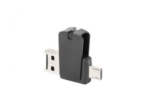 Natec OTG Card Reader WASP 2in1 Micro SD USB 2.0 Black
