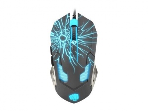 Mouse Cu Fir Natec Fury Gaming Optical GLADIATOR 3200 DPI illuminated, Albastru-Gri