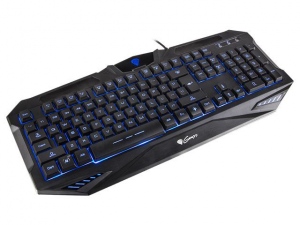 Tastatura Cu Fir Natec Genesis RX39 Gaming USB, Iluminata, Led Rosu, Neagra