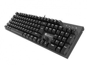 Tastatura Cu Fir Genesis Mechanical THOR 300 US, USB, RED OETEMU US lay, Iluminata, Led Alb, Neagra