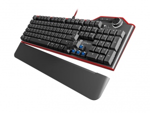 Tastatura Cu Fir Genesis RX85 Gaming, Wired, Mechanical, KALIH BLUE, US layout, Neagra