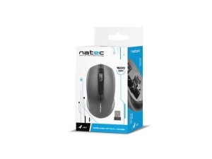 Mouse Wireless Natec USB Optic Black