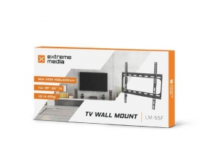 Natec TV wall mount/bracket (26---55--) fixed, up to 45kg,VESA max 400x400,black