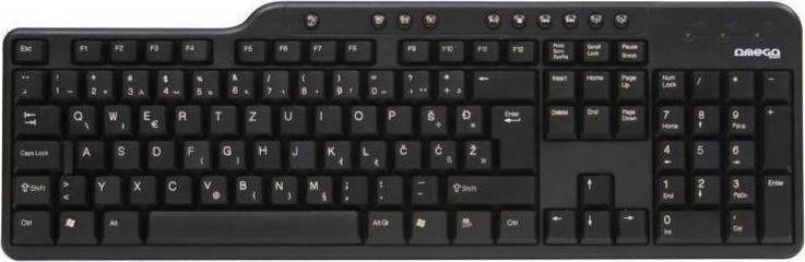Tastatura Cu Fir Omega Draco USB Neagra