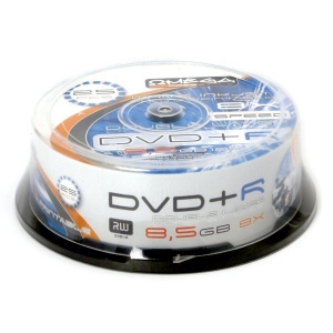Omega  DVD+R 8.5GB 8x Double Layer Print CAKE 100