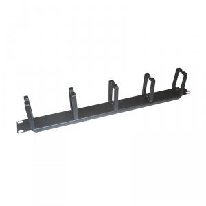 LOGILINK- 19   Cable Management Bar 1U with 5 turnable plastic brackets  1