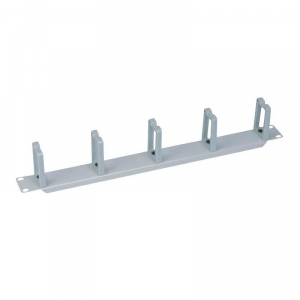 LOGILINK- 19   Cable Management Bar 1U with 5 turnable plastic brackets