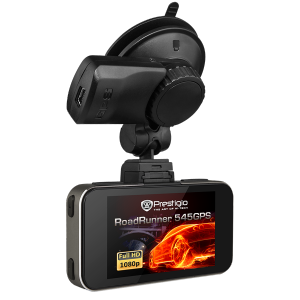 Car Video Recorder PRESTIGIO RoadRunner 545GPS ( 1920x1080p@30fps ,2.7 inch, black +Gun)