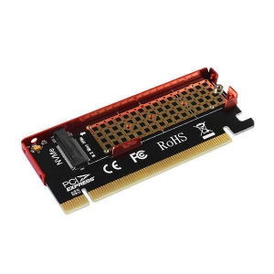 Adaptor Intern AXAGON PCEM2-S, PCI-E 3.0 16x - M.2, SSD NVMe, Suport SSD pana la 80 mm, low profile, Radiator Inclus