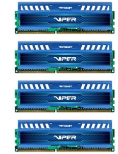 Patriot Viper 3 BLUE 4x8GB 2133MHz DDR3 CL11 1.5V, XMP1.3