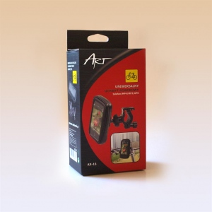 ART Universal Bike Holder for TELEPHONE/MP4/GPS, leather, AX-16