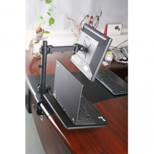 Suport ART Holder L-23 Universal for mo121nitor LCD/LED black 13-27--+notebook desk moutin