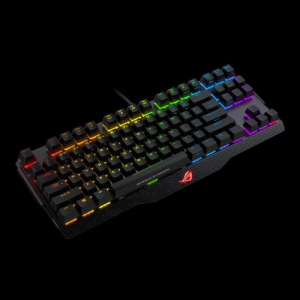 ASUS ROG Tastatură mecanică gaming Claymore, RGB, Cherry MX Brown