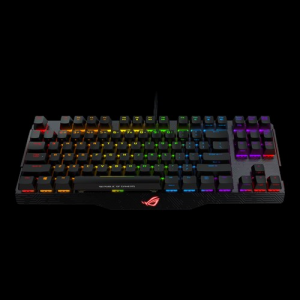 ASUS ROG Tastatură mecanică gaming Claymore, RGB, Cherry MX Brown