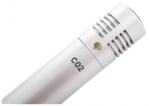 SAMSON C02 XLR Pencil Condenser Microphone Pair | cardioid | gold XLR | case