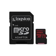 Card De Memorie Kingston 128GB Micro-SDXC Clasa 10 + Adaptor Black