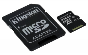 Card De Memorie Kingston 256GB MicroSDHC Clasa memorie 10 Negru