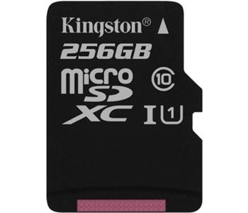 Card De Memorie Kingston 256GB MicroSDHC Clasa 10 Negru