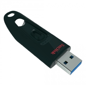 Memorie USB Sandisk Cruzer Ultra 16GB USB 3.0 Negru