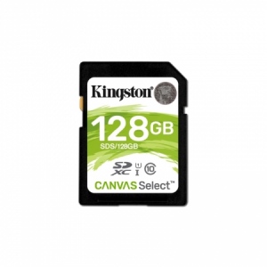 Card De Memorie Kingston 128GB SDHC Clasa 10 Negru
