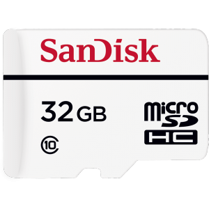 Card De Memorie Sandisk MicroSDHC 32GB Clasa10 alb