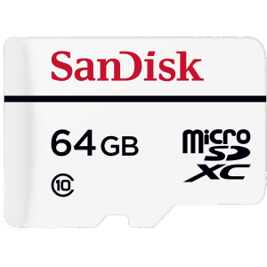 Card De Memorie Sandisk microSDHC 64GB Clasa 10 Alb