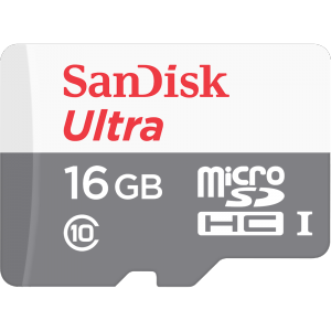 Card De Memorie Sandisk Ultra MicroSDHC 16GB Clasa 10 White