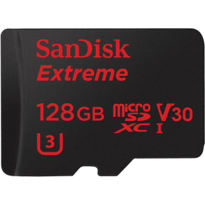 Card De Memorie Sandisk Extreme MicroSDXC 128GB Clasa 10 Black