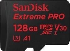 Card De Memorie Sandisk Extreme Pro microSDXC 128GB Clasa 10 + adaptor Negru