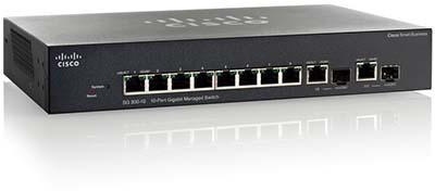 Switch Cisco SG350-10P 10 Porturi POE Managed 10/100/1000 Mbit/s 