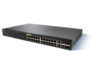 Switch Cisco SG350-28P 28 Port 2 x SFP 10/100/1000 Mbit/s