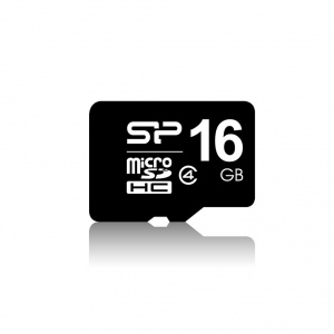Card De Memorie Silicon Power MicroSDHC 16GB Clasa 4 Negru