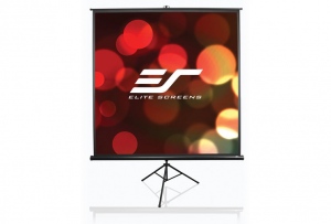 Ecran proiectie cu trepied, 244 x 244 cm EliteScreens T136UWS1, Format 1:1