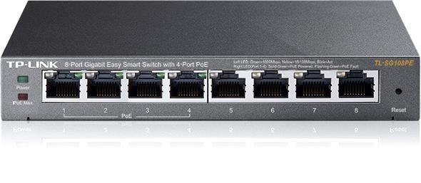 Switch TP-Link TL-SG108PE Poe 8 Porturi 10/100/1000 Mbps