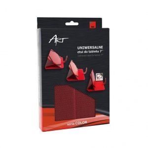 ART Universal  Etui for tablet  7 -- red T-17B Color series121