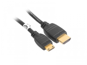 Cable TRACER miniHDMI 1.4v gold 0.5m