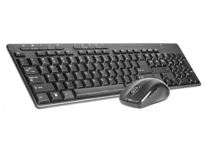 Kit Wireless Tracer Tastatura + Mouse TRAKLA44517 USB Negru