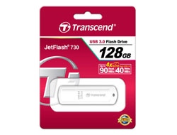 Memorie USB Transcend 128GB JetFlash 700 USB 3.0 Alb