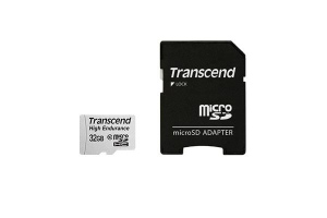 Card De Memorie Transcend microSDXC 32 GB Clasa 10 + Adaptor Negru