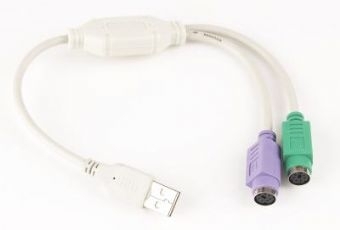 CABLU CONVERTOR USB2.0 la 2 x PS2 (tast+mouse) 