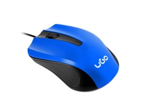UGO Optic mouse  1200 DPI, Blue-Black