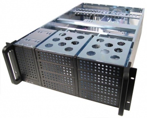 Carcasa Server Chieftec IPC 4U series UNC-410B-42R 2x420W PSU