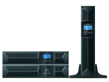UPS Power Walker On-Line 1500VA, 19-- 2U, 8x IEC, RJ11/RJ45, USB/RS-232, LCD