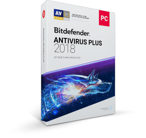 Antivirus Bitdefender Plus 2018 1 User 1 Year