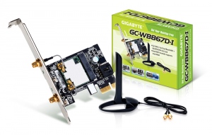 Placa de Retea Wireless Gigabyte GC-WB867D-I PCI Express x 1