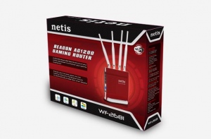 Netis gaming router WIFI AC/1200 Dual Band + 1GB LAN, 4x Antena After Repair