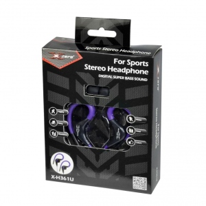 X-Zero CÄƒÈ™ti stereo sport X-H361U violet
